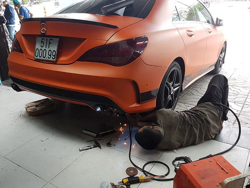 ĐỘ PÔ AKRAPOVIC XE MERCEDES BENZ CLA250 - Ảnh 1