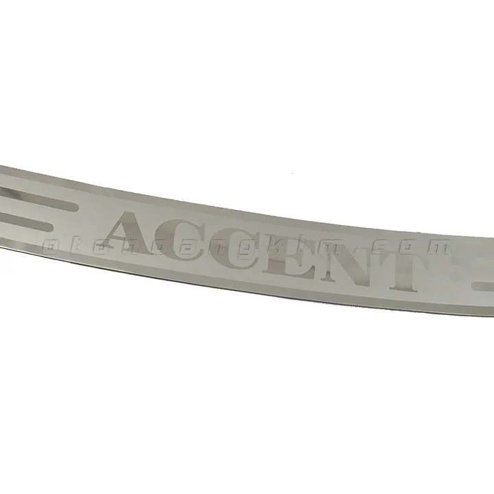 Chống trầy cốp ngoài Hyundai Accent [2021] inox Việt Nam - Ảnh 2