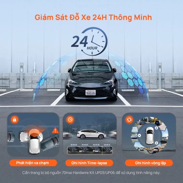 Camera hành trình gương 70mai S410 - Ảnh 7