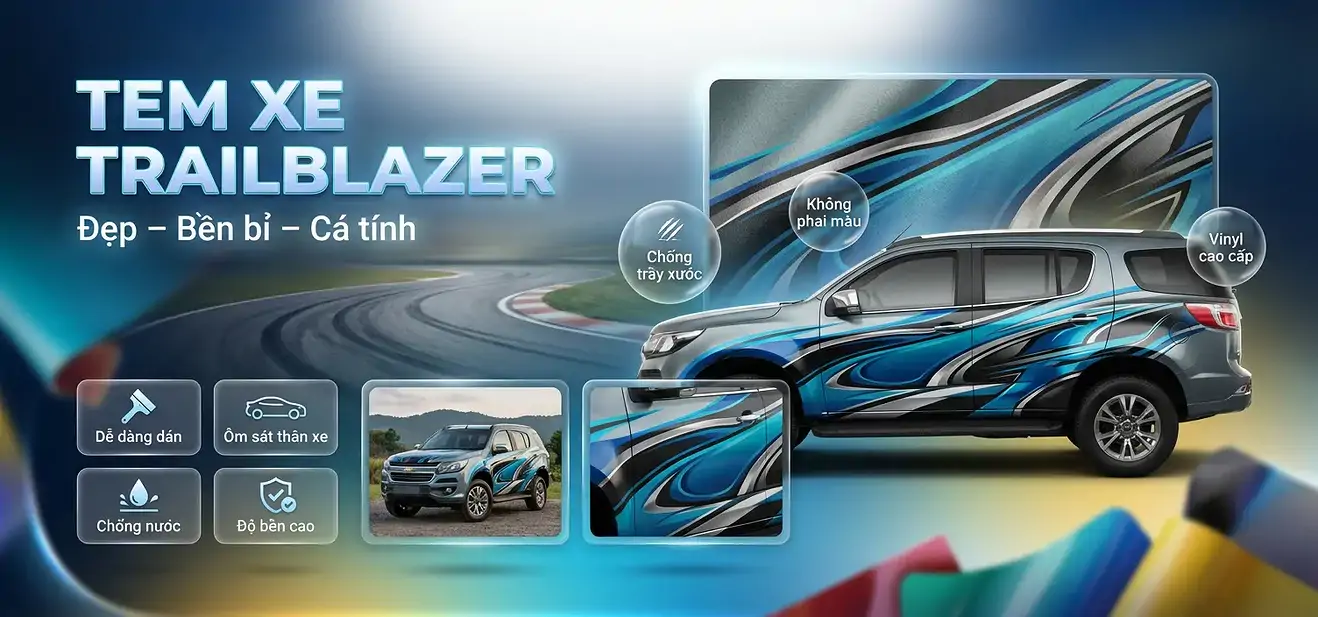 Tem Xe Chevrolet Trailblazer