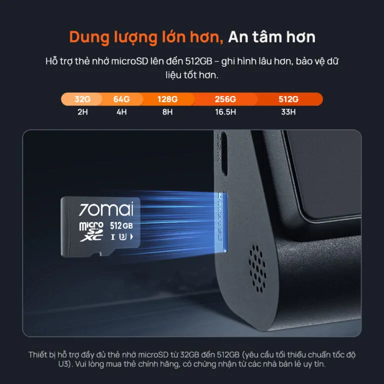 Camera hành trình 70mai A800SE (combo)+(thẻ nhớ 64GB U3) - Ảnh 13