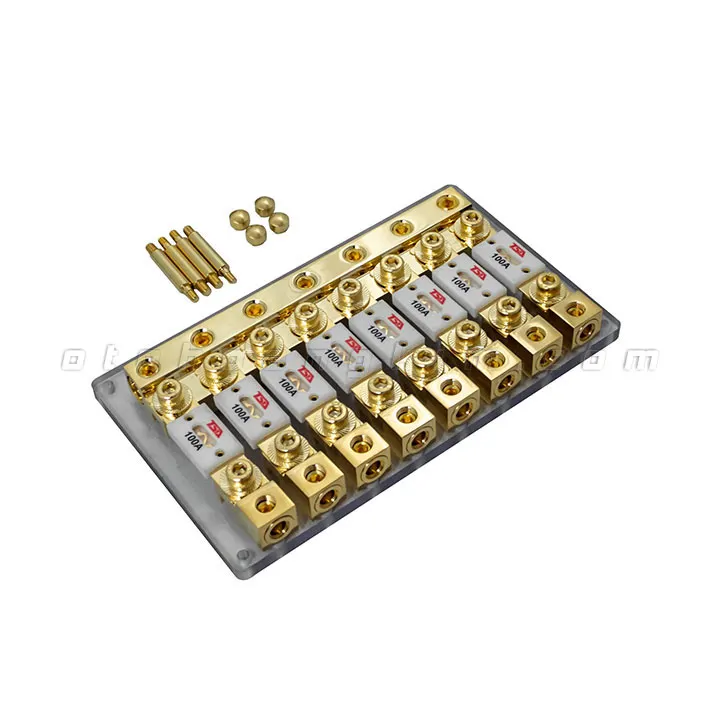 Cầu chì 1 ra 8 BX080 đồng nguyên chất - Ảnh 5