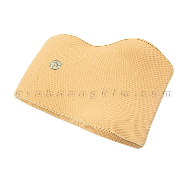 Gối lưng GL01 cao su non lớn kem - Ảnh 2