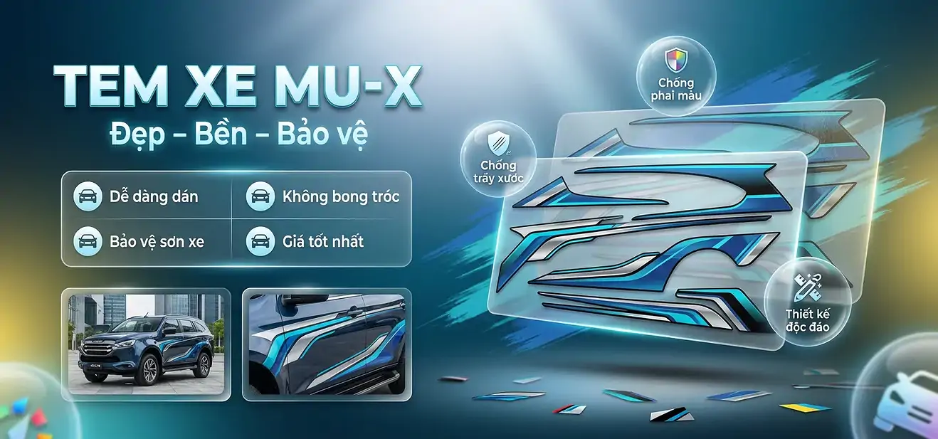 Tem Xe Isuzu Mux