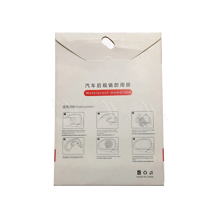Miếng dán chống nước mưa gương ô tô hình bầu dục - Ảnh 1