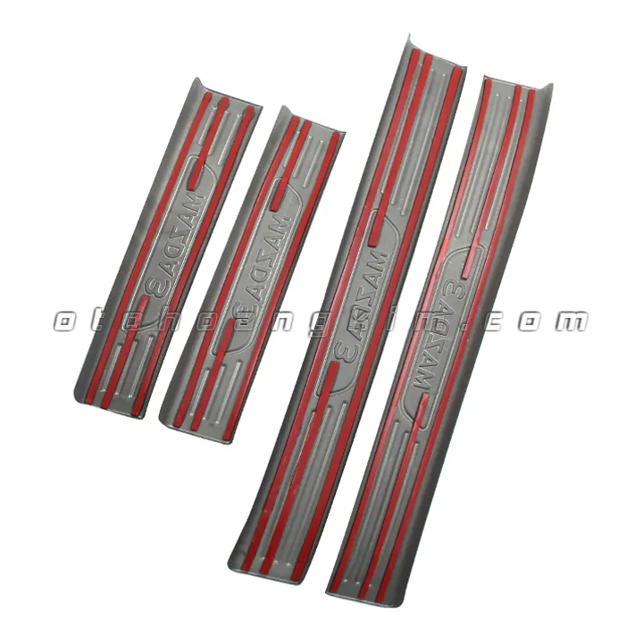Nẹp bước chân trong Mazda 3 [2020-2021] cacbon - Ảnh 2