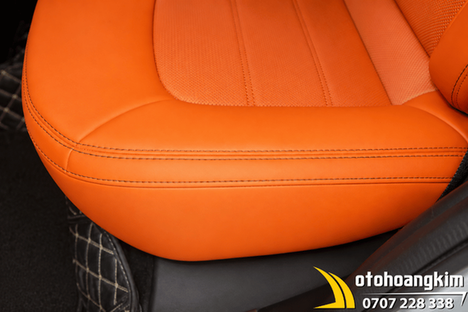 Bọc Áo Ghế Da Nappa King Microfiber - Soft Mazda CX5 - Màu Cam Thể Thao
 - Ảnh 4