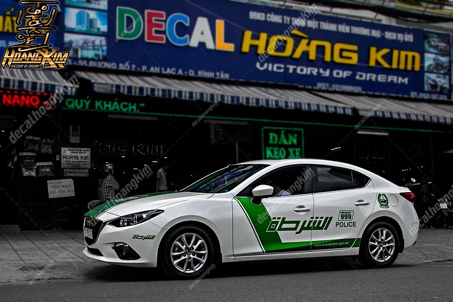 Tem Xe Chevrolet Cruze Police - DUBAI - Ảnh 1