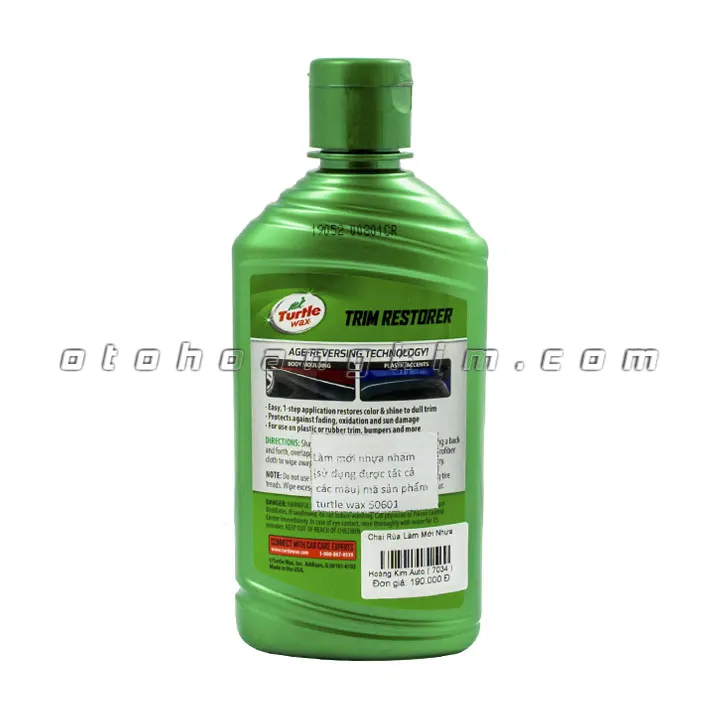 Dung dịch bảo dưỡng Turtle Trim Restorer làm mới nhựa - Ảnh 3