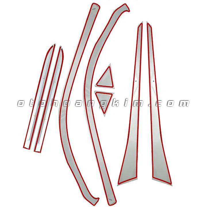 Viền khung kính Toyota Fortuner [2016-2021] - Ảnh 2