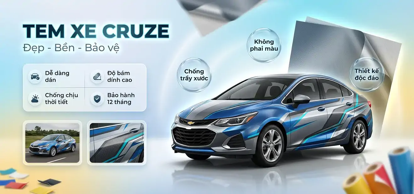 Tem Xe Chevrolet Cruze