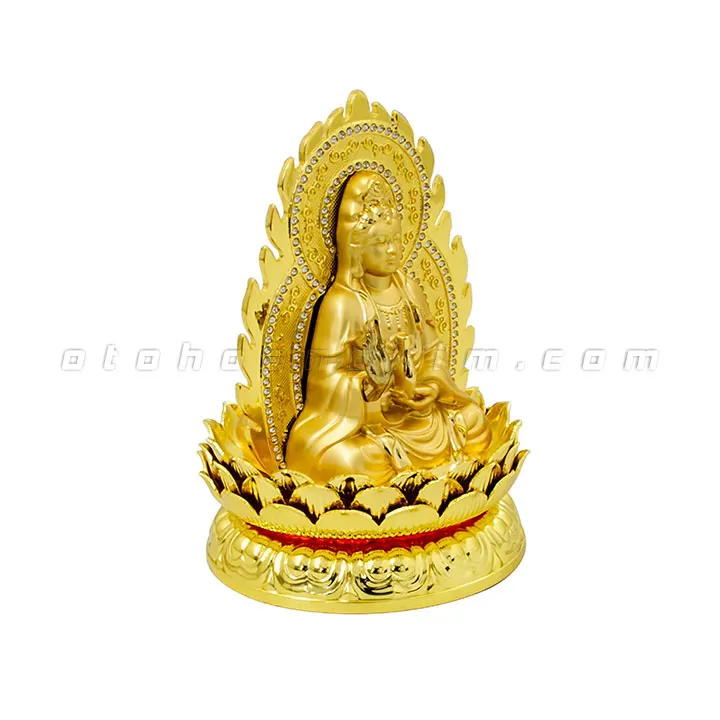 Tượng phật vàng quan âm lửa - Ảnh 3