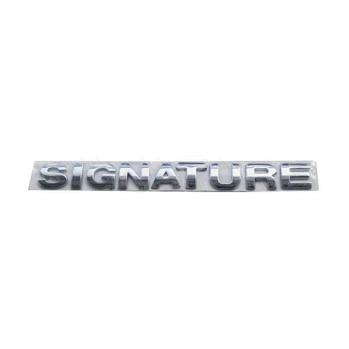 Chữ nổi Signature - Ảnh 1