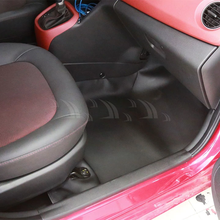 Thảm lót sàn xe ô tô Toyota Fortuner da - LSO003 - Ảnh 1