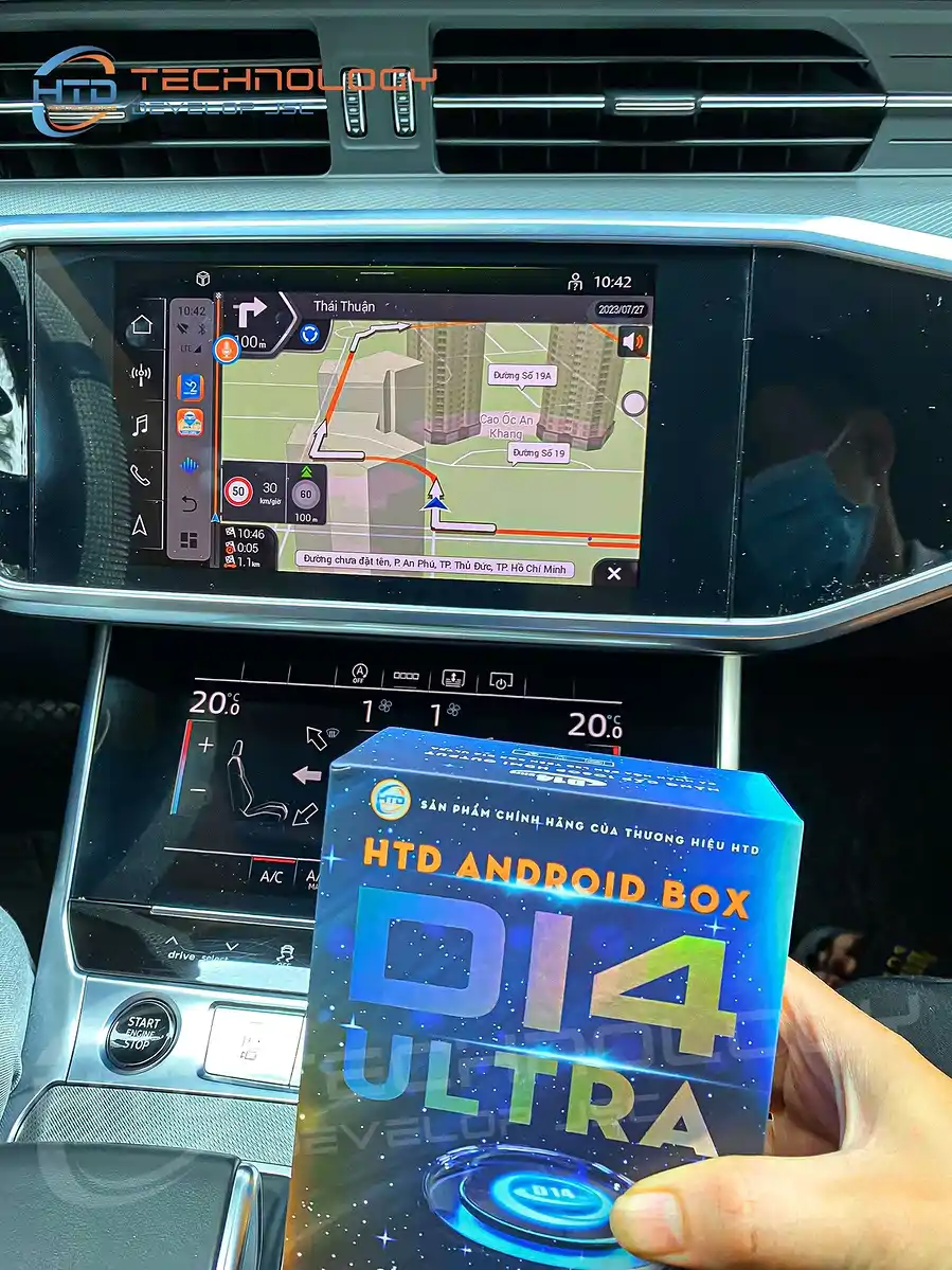 Android box HTD D14 Ultra cho AUDI A6 - Ảnh 9