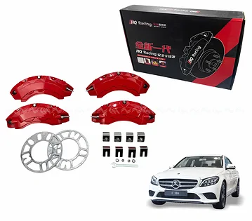 Ốp má phanh HQ Racing Mercedes C180 đỏ