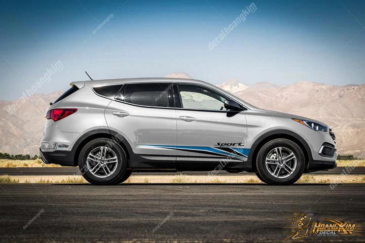 Tem Xe Hyundai Santafe - HSA010 - Ảnh 1