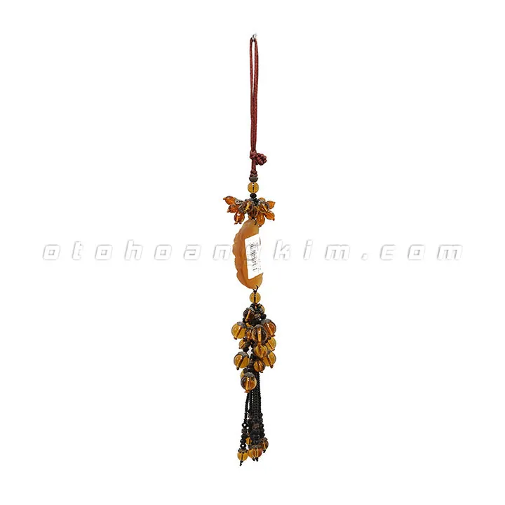 Dây treo cẩm thạch tỳ hưu (dây đỏ) - Ảnh 2