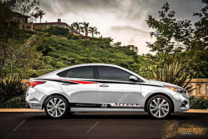 Tem Xe Hyundai Accent - HAC007 - Ảnh 1