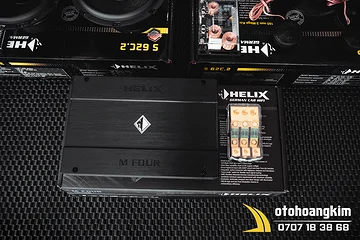 Amply HELIX M Four 4 kênh xe Toyota Hilux