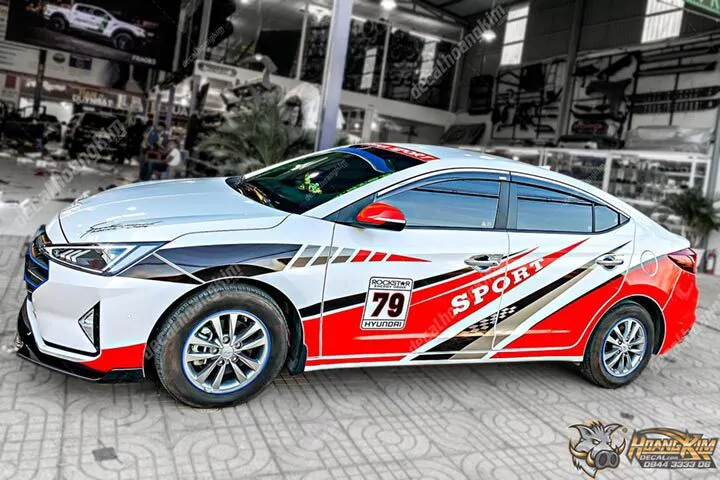 Tem Xe Hyundai Elantra - HEL025 - Ảnh 1