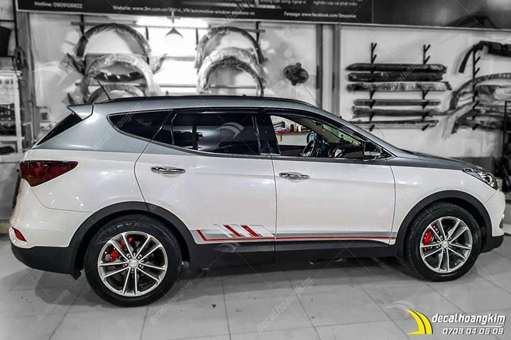 Tem Xe Hyundai Santafe - HSA016 - Ảnh 1