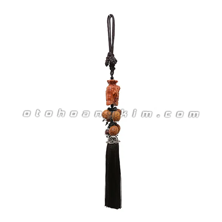 Dây treo gỗ túi tiền (dây đen) - Ảnh 2
