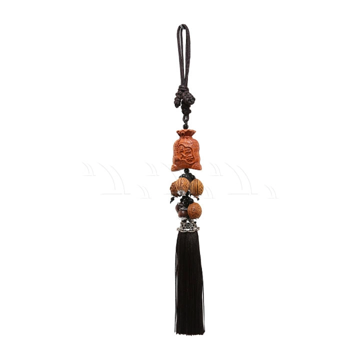 Dây treo gỗ túi tiền (dây đen) - Ảnh 1