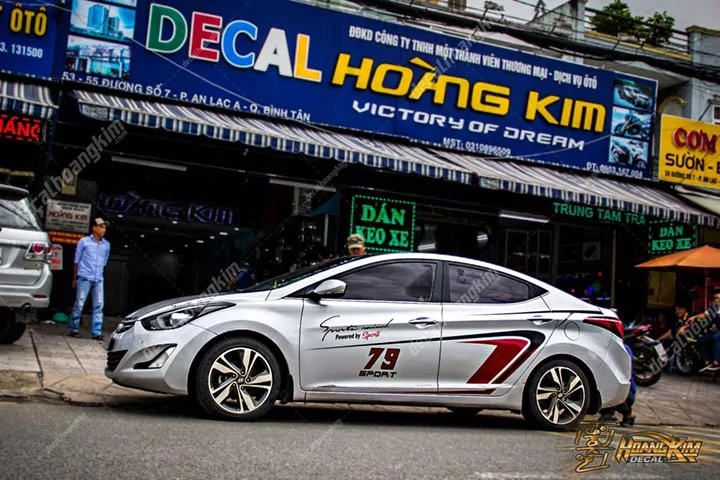 Tem Xe Hyundai Elantra - HEL014 - Ảnh 1