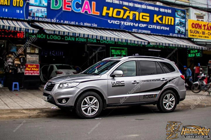 Tem Xe Hyundai Santafe - HSA012 - Ảnh 1