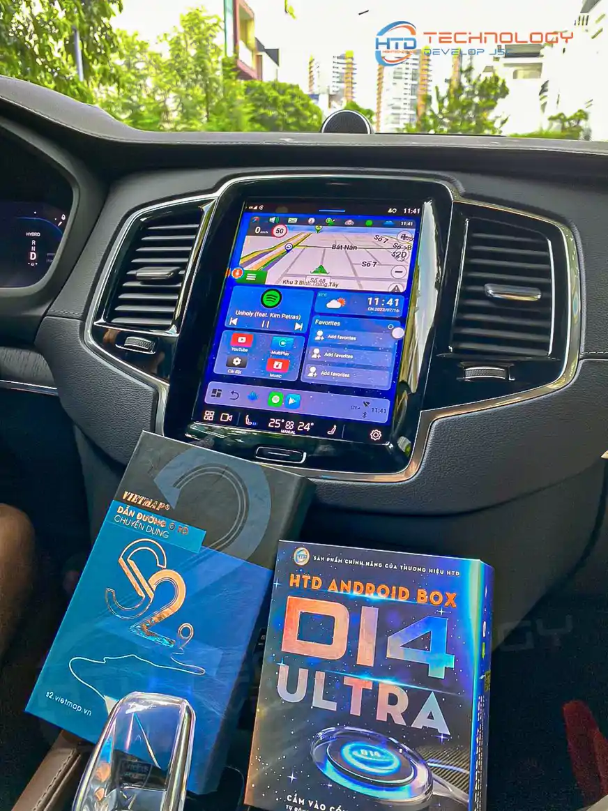 Android box HTD D14 Ultra cho Volvo XC90 2021 - Ảnh 8