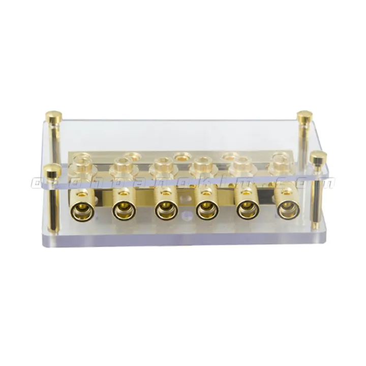 Cầu chì 1 ra 6 BX060 đồng nguyên chất - Ảnh 2