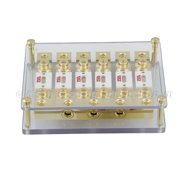 Cầu chì 1 ra 6 BX060 đồng nguyên chất - Ảnh 3