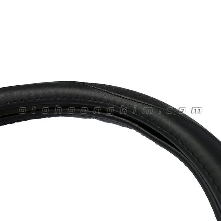 Bọc vô lăng da đen TF - Ảnh 3