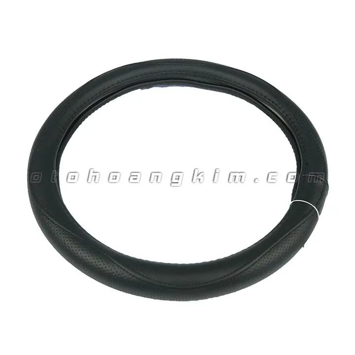 Bọc vô lăng da đen TF - Ảnh 2