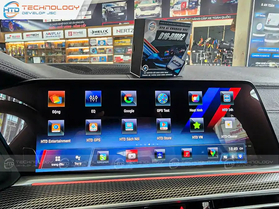 Android box HTD D10-BM02 cho BMW X6 2024 - Ảnh 7