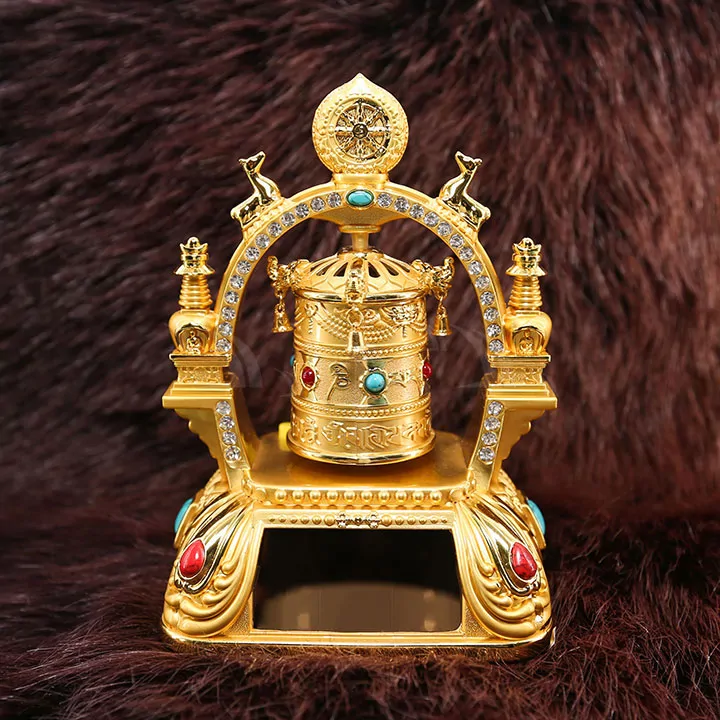 Tượng bánh xe cầu nguyện - Ảnh 1