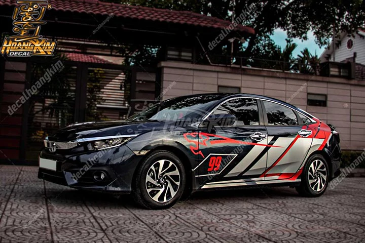 Tem Xe Honda Civic - HCV006 - Ảnh 1