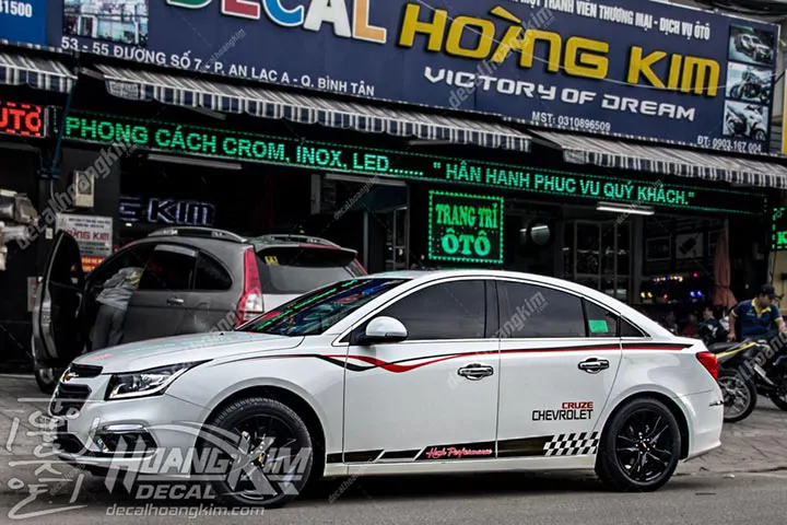 Tem Xe Chevrolet Cruze - CCR013 - Ảnh 1
