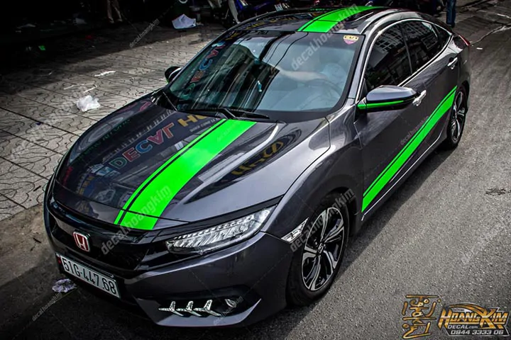 Tem Xe Honda Civic - HCV023 - Ảnh 1