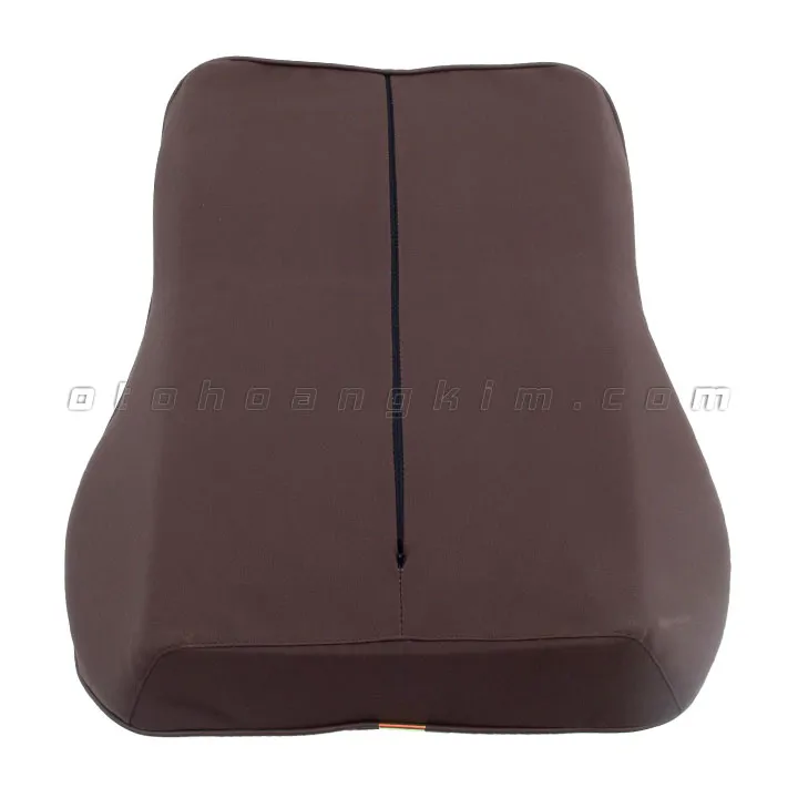 Gối lưng GL01 cao su non lớn nâu - Ảnh 3