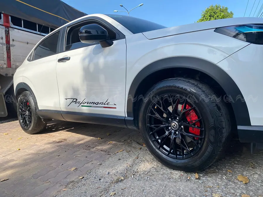  Ốp má phanh HQ Racing HRV 2022 đỏ - Ảnh 7