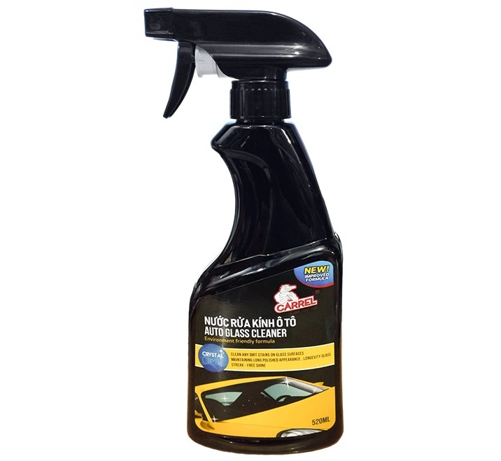Dung Dịch Vệ Sinh Carrel Auto Glass Cleaner Xịt Rửa Kính 520ml - Ảnh 1