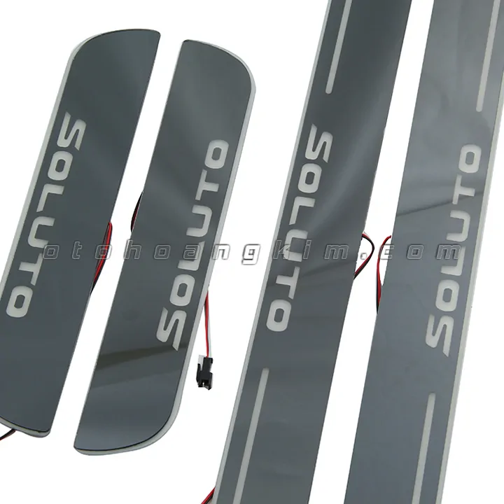 Nẹp bước chân ngoài Kia Soluto [2019-2020] có đèn - Ảnh 2