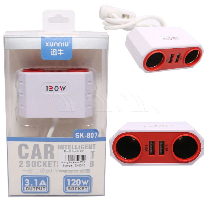 Chia ổ sạc SK 807 - Ảnh 1