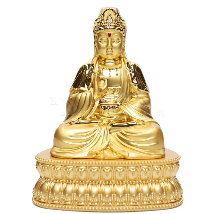 Tượng phật vàng quan âm tịnh tâm - Ảnh 1