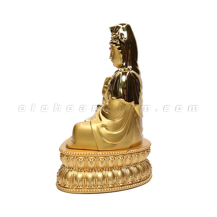 Tượng phật vàng quan âm tịnh tâm - Ảnh 3