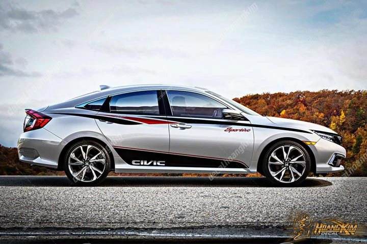 Tem Xe Honda Civic - HCV009 - Ảnh 1