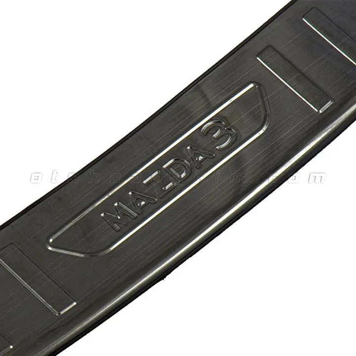 Chống trầy cốp ngoài Mazda 3 [2020-2021] 4 cửa titan - Ảnh 2