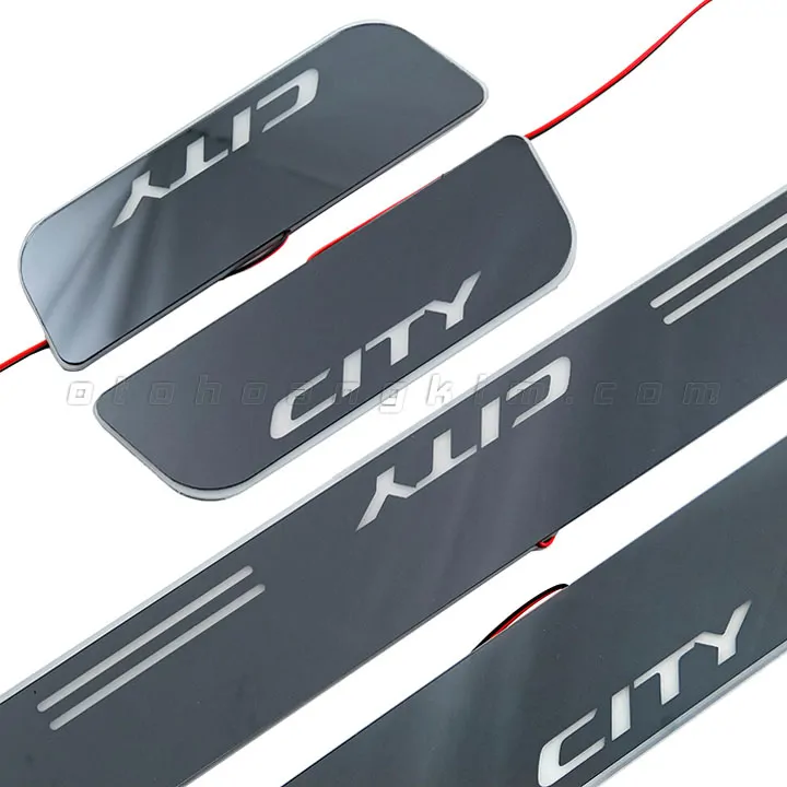 Nẹp bước chân Honda City [2015-2020] có đèn - Ảnh 2